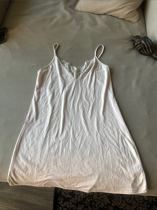Other - Women's Lace-Trim Chemise Slip in Light Pink